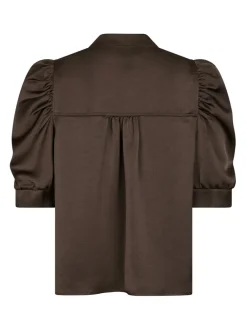 Best Roella Heavy Sateen Bluse, , 42 Dame Bluser & Skjorter