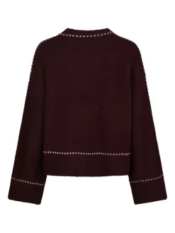 Neo Noir Roeme Knit Stitch Striktrøje, , 38-Dame Strik & Sweatshirts