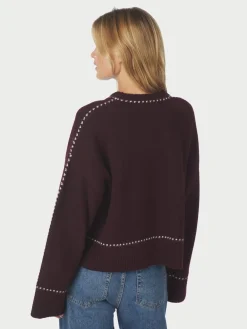 Neo Noir Roeme Knit Stitch Striktrøje, , 38-Dame Strik & Sweatshirts