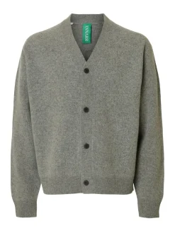 Annarr Rolf Knit Wool Cardigan, , XXL- Cardigans