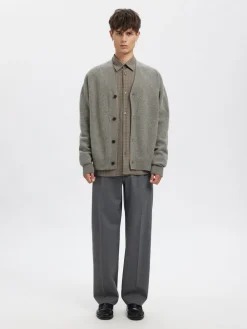 Annarr Rolf Knit Wool Cardigan, , XXL- Cardigans