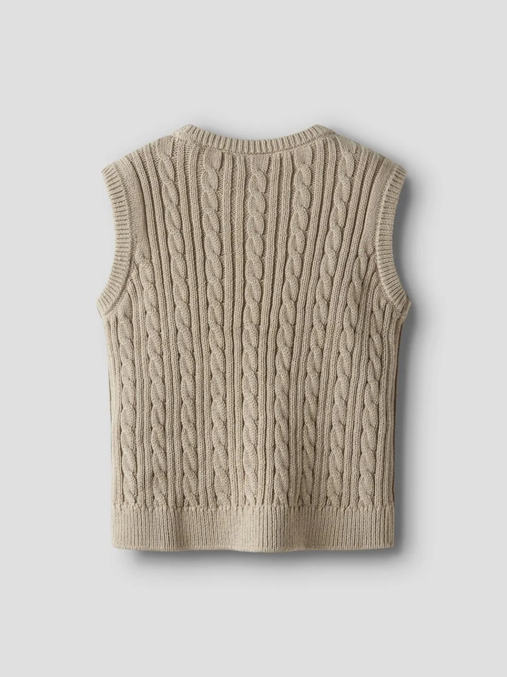 New Roman Knit Vest, , 110 cm Børn Strik & Sweatshirts