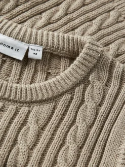New Roman Knit Vest, , 110 cm Børn Strik & Sweatshirts