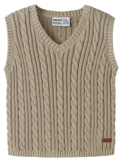 Best Roman Strikvest, , 68 cm Børn Strik & Sweatshirts