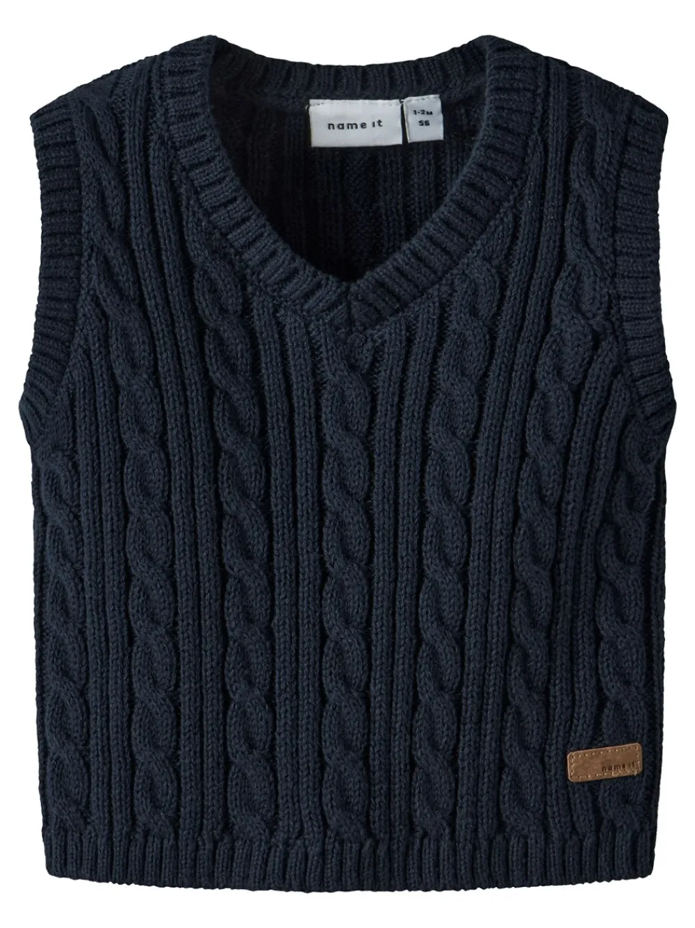 Name It Roman Strikvest, , 62 cm-Børn Strik & Sweatshirts