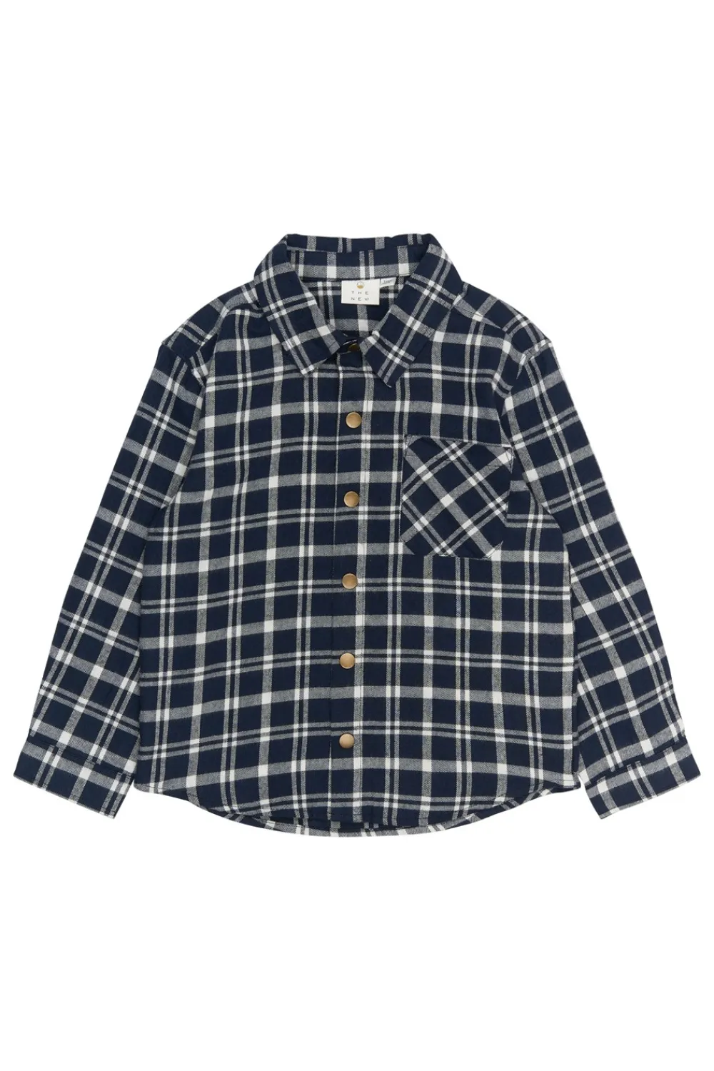 THE NEW Ronan Flannel Skjorte, , 122-128 cm-Børn Skjorter