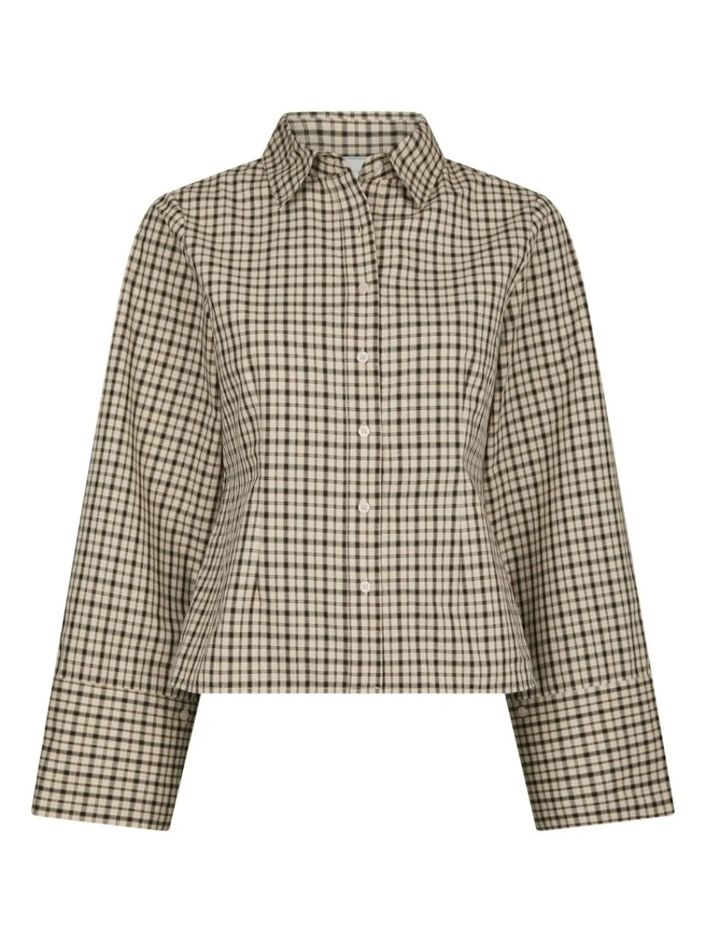 New Rosa Checked Skjorte, , 38 Dame Bluser & Skjorter
