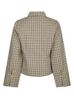 New Rosa Checked Skjorte, , 38 Dame Bluser & Skjorter
