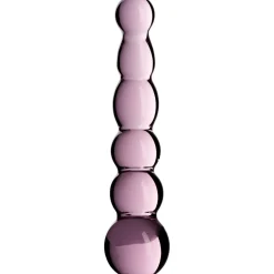 Sinful Rosa Groove Glas Dildo- Sexlegetøj