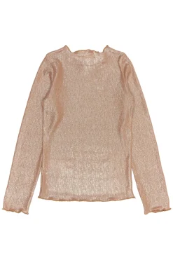 Discount Rosalind Langærmet Glitter Bluse, , 134-140 cm Børn Bluser