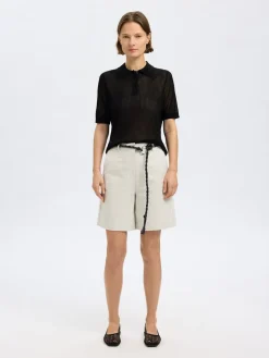 Clearance Rose Structure Knit Bluse, , M Dame Strik & Sweatshirts