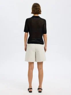 Clearance Rose Structure Knit Bluse, , M Dame Strik & Sweatshirts