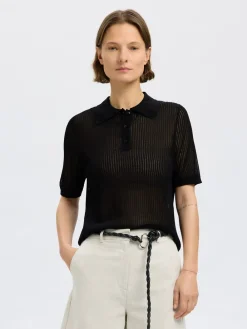 Clearance Rose Structure Knit Bluse, , M Dame Strik & Sweatshirts