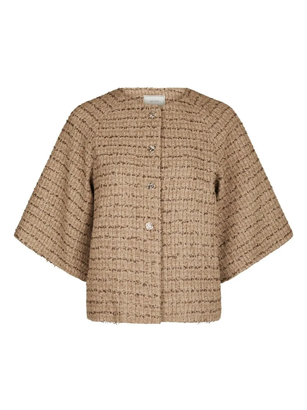 Best Rosella Boucle Mini Jakke, , 38 Dame Jakker & Frakker