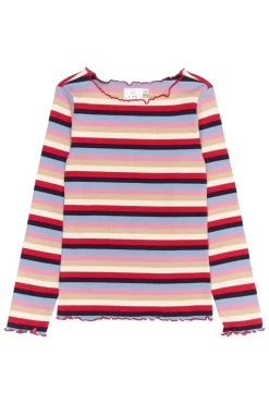 THE NEW Rosie Langærmet Rib Bluse, , 134-140 cm-Børn T-Shirts & Toppe