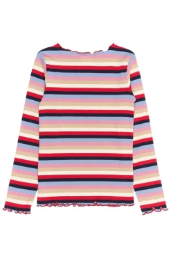 THE NEW Rosie Langærmet Rib Bluse, , 134-140 cm-Børn T-Shirts & Toppe