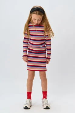 THE NEW Rosie Langærmet Rib Bluse, , 134-140 cm-Børn T-Shirts & Toppe