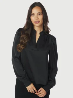 Sale Rosslyn Heavy Sateen Bluse, , 40 Dame Bluser & Skjorter