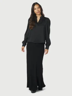 Sale Rosslyn Heavy Sateen Bluse, , 40 Dame Bluser & Skjorter