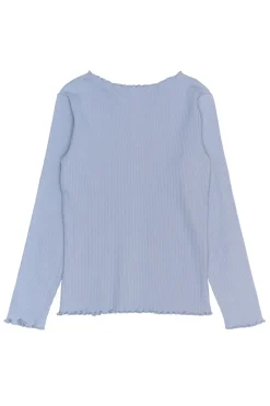 Best Rya Langærmet Rib Bluse, , 134-140 cm Børn Bluser