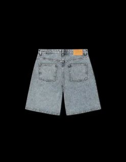 Les Deux Ryder Ice Blue Denim Shorts, , 36- Shorts