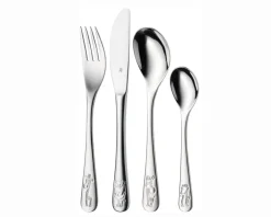 Discount Safari Børnebestik, Blank Stål, 4 Dele Børn Børneservice|Bestik