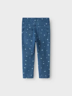 Outlet Salli Slim Denim Leggings, , 116 cm Børn Jeans|Bukser & Leggings