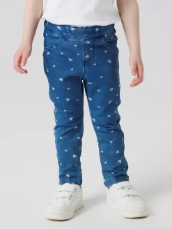 Outlet Salli Slim Denim Leggings, , 116 cm Børn Jeans|Bukser & Leggings
