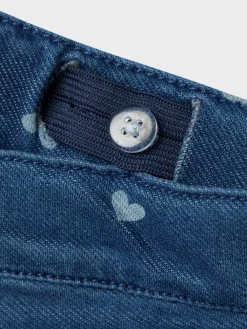 Outlet Salli Slim Denim Leggings, , 116 cm Børn Jeans|Bukser & Leggings