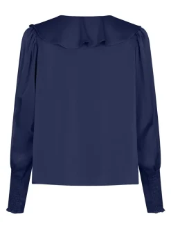 Sandie Sateen Bluse, , 38 Dame Bluser & Skjorter