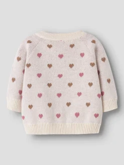 Lil' Atelier Saran Baby Cardigan, , 68 cm-Børn Cardigans