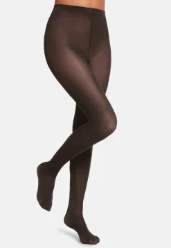 Wolford Satin Opaque 50 Strømpebukser, Sort, L-Dame Strømper
