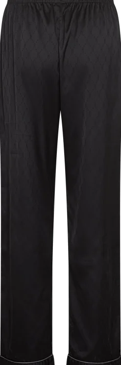 Satin Pyjamassæt, , L Dame Loungewear