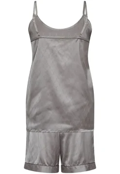 Hype The Detail Satin Short Natsæt, , M-Dame Loungewear