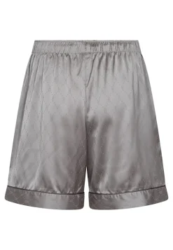 Hype The Detail Satin Short Natsæt, , M-Dame Loungewear