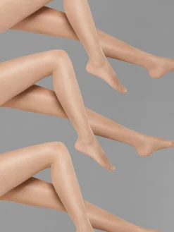 Wolford Satin Touch 20 3-pak Strømpebukser, , S-Dame Strømper