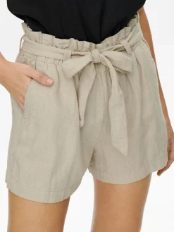 JDY Say Linen Shorts, , 36-Dame Shorts