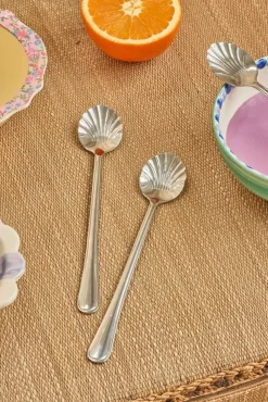 Rice Seashell 4-pak Latteskeer- Bestik