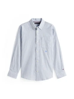 Tommy Hilfiger Seasonal Multi Striped Skjorte, , 152 cm-Børn Skjorter