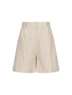 Neo Noir Sega Heavy Linen Shorts, , 34-Dame Shorts