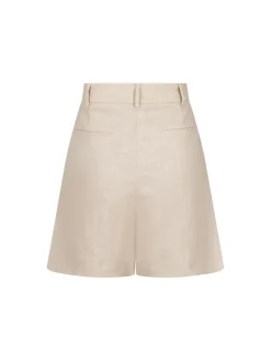 Neo Noir Sega Heavy Linen Shorts, , 34-Dame Shorts