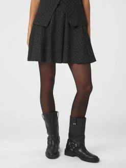 Neo Noir Selah B Pinstripe Nederdel, , 38-Dame Nederdele