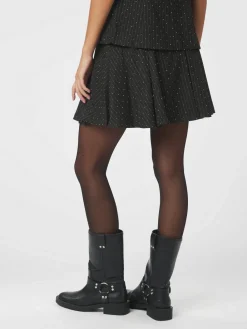 Neo Noir Selah B Pinstripe Nederdel, , 38-Dame Nederdele