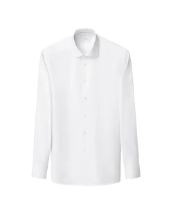 Semi-Solid Twill Contemporary Skjorte, , 40 Skjorter