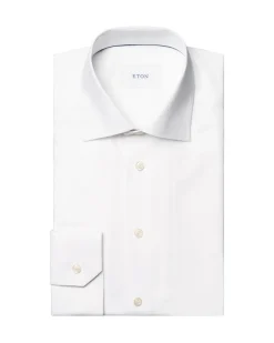 Outlet Semi-Solid Twill Slim Skjorte, , 42 Skjorter