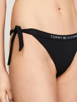 Tommy Hilfiger Side Tie Bikinitrusser, , L-Dame Badetøj