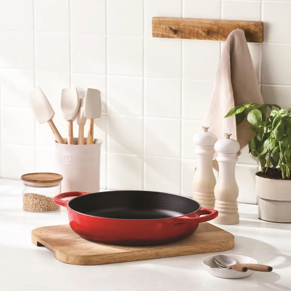 Le Creuset Signature Everyday Støbejerns Stegepande, , Ø28 cm- Gryder & Pander