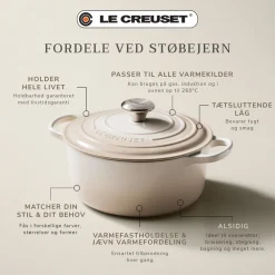Le Creuset Signature Rund Støbejernsgryde, , 4,2 L- Gryder & Pander