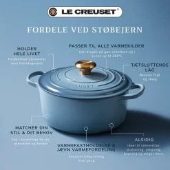 Clearance Signature Rund Støbejernsgryde, , 4,2 L Gryder & Pander