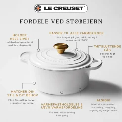 Le Creuset Signature Rund Støbejernsgryde, , 4,2 L- Gryder & Pander